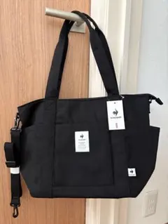le coq sportif ルコック トートバッグ ショルダーバッグ 黒 ①のサムネイル