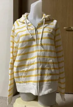 Nike ストライプパーカー フード付き　④