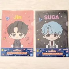 BTS 一番くじ　クリアファイル&ステッカーセット　Jin suga