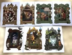 ハリーポッター ミナリマ ポストカード ロン ハーマイオニー ドビー セドリック