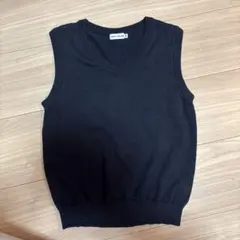 MIKI HOUSE ネイビー　Vネック ベスト 130⭐︎匿名配送