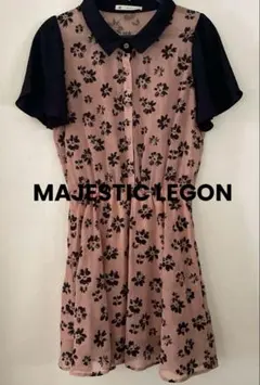 MAJESTIC LEGON 花柄ミニワンピース 半袖のサムネイル