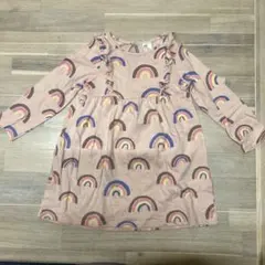 H&M レインボー柄 ワンピース 12-18M