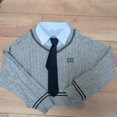 Lovetoxic ニットドッキングシャツ