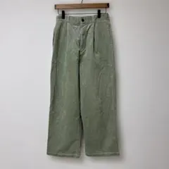JOHNBULL グリーン コーデュロイ ワークパンツMサイズ