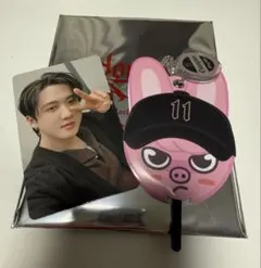 straykids うちわキーホルダー トレカ チャンビン トゥエッキ