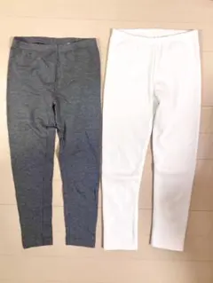 UNIQLO ユニクロ ヒートテック 西松屋 裏起毛 レギンス 2枚セット