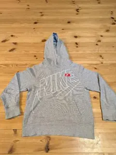 【価格相談可】NIKE グレー パーカー 大きなロゴ　140程度