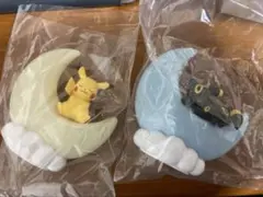 ポケモン　おっきなお月さま　ライトマスコット ブラッキー ピカチュウ