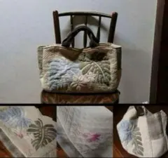 【キット】ハワイアンキルトの横長バッグ