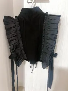 スナイデル SNIDEL フリルベストレイヤードニットワンピース ベストのみ