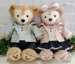 ダッフィー＆シェリーメイSサイズ　ハンドメイドコスチューム　ペアパーカーセット