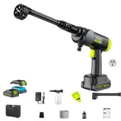 高圧洗浄機 コードレス 充電式 自吸式 年末掃除機　洗車