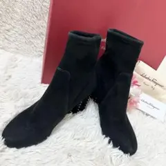 【美品】Salvatore Ferragamo フェラガモ スタッズ ブーツ