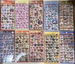 【正規品】ボンボンドロップシール　和柄　10枚　セット　第一弾