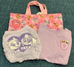 パウ・パトロール・スカイ・エベレスト キッズ 、レッスンバッグ、その他　計3点