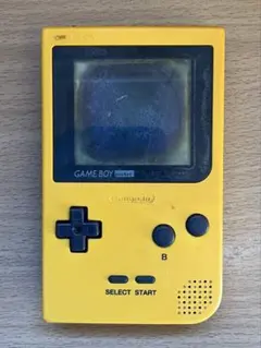 【ジャンク】ゲームボーイポケット本体　イエロー