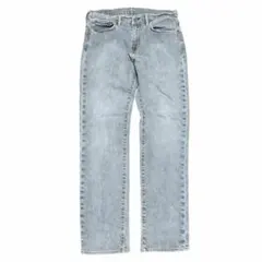 マ*ん様 リーバイス511 W31 ブラックデニム ジーンズ スリム US古着z