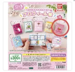 【マロンクリーム】豆ガシャ本 サンリオキャラクターズ「プロフィール帳」