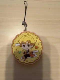 鬼滅の刃とじコレクッキーラバーストラップ　我妻善逸