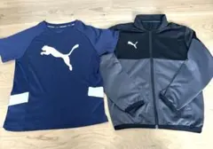 PUMA 半袖Tシャツ&ジャージ上セット130cm