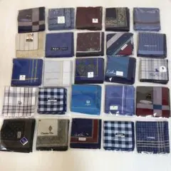 【即購入OK】メンズ ブランド ハンカチ 25枚 まとめ売り