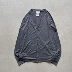 90s agnes b. homme grey cardigan グレーのサムネイル