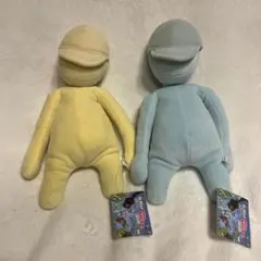 ヒューマン　フォール　フラット　25cm ぬいぐるみ パステルカラーのサムネイル