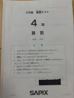 2026年最新】sapix テスト 3年の人気アイテム - メルカリ