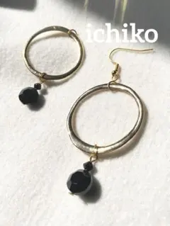 No.28 変形フープ大ぶりピアス⭐︎イヤリング