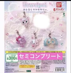 ジュエルペットめじるしアクセサリー セミコンプ 4個セット