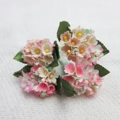 #8 4個セット ミニブーケ 花束 造花 コサージュ・ブローチ