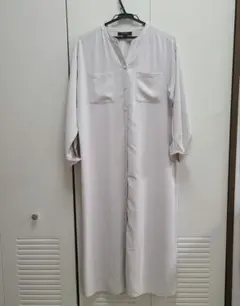 UNTITLED 長袖 シャツワンピース