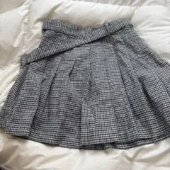 ZARA チェック柄 フレアスカート