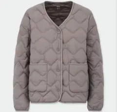 ウルトラライトダウン リラックスジャケット キルティング　S