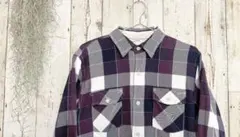 back number チェック ネルシャツ 美品