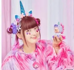 しなこ×モンチッチ　SS顔でかキーチェーン （ユニコーン）