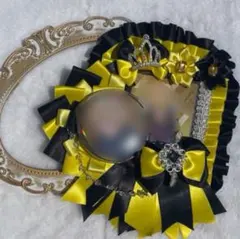 痛硬質ケース ロゼット 黄色 黒