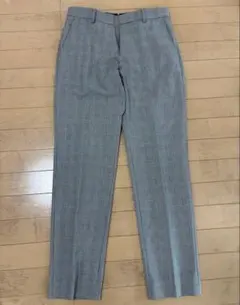 COMME CA COMMUNE グレー チェック スラックス Mのサムネイル