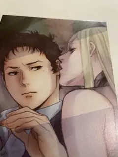 閃光のハサウェイ　キルケーの魔女　入場者特典　イラストカード（ハサウェイ＆ギギ）