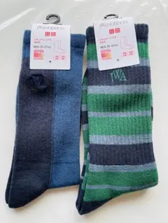 【未使用】UNIQLO×JWA メンズ ソックス 25-27cm 2足セット