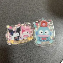 サンリオ　キラぷるステッカー　ハンギョドン マイメロ　クロミ