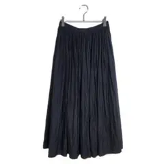 INGNI ロングスカート M ブラック ウエストゴム プリーツ仕様 きれいめ