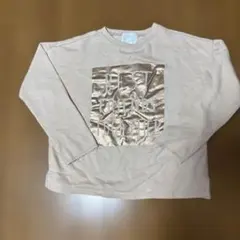 ZARA KIDS ザラキッズ 裏起毛 スウェット トレーナー ベージュ 150