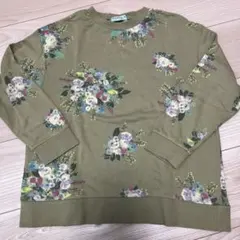 hakka kids 花柄トレーナー 130