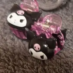 クロミ サンリオ ヘアクリップ ヘアピン kuromi sanrio