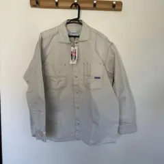 BIGBOY polar skate長袖シャツ Mサイズ ホワイトベージュ