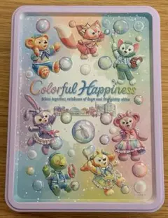 ディズニーシー カラフルハピネス お菓子缶