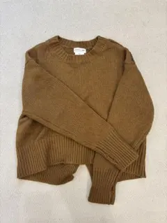 CIAOPANIC TYPY ブラウン長袖ニットセーター