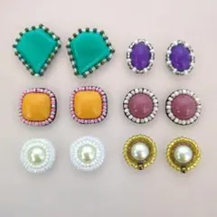 M5 ビーズ刺繍 カボション パーツ 12個 ハンドメイド 匿名配送